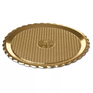 Disposable food tray Guardini 15764 Gold Polypropylene 280x280 mm