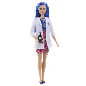 Fashion Doll BARBIE Scientist Doll — 298 mm, plastic & fabric, for ages 3+