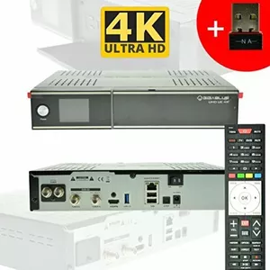 GigaBlue UHD UE 4K - Digitaler Multimedia-Receiver - 4 GB - Schwarz