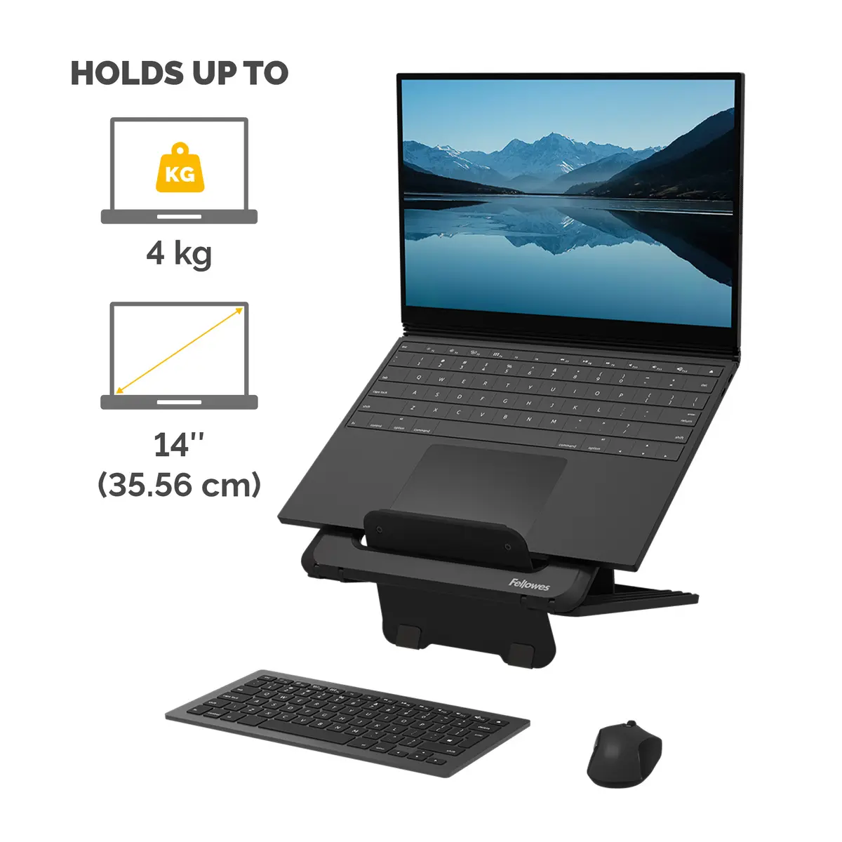 Fellowes Breyta regulējams klēpjdatora statīvs Photo 3
