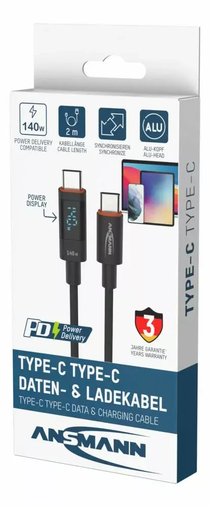USB Cable Ansmann 2m 1700-0171 Photo 9