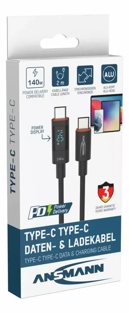USB Cable Ansmann 2m 1700-0171 Photo 10