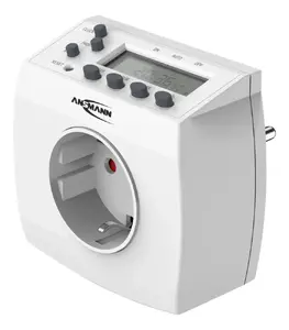 Ansmann AES5 Smart Plug 3680 W Home White Wired Indoor 230 V 50 Hz