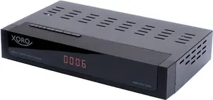 Xoro HRM 7670 TWIN Full HD ciparu uztvērējs kabeļu un virszemes televīzijai DVB-C DVB-T2 ar Ethernet un HDMI