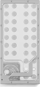Distroplate ek water blocks EK-QuantumX Loophole D5 PWM серебристый — распределительная плата для помпы D5, серебристое покрытие