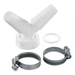 Hose connector Xavax Plastic White 00220738