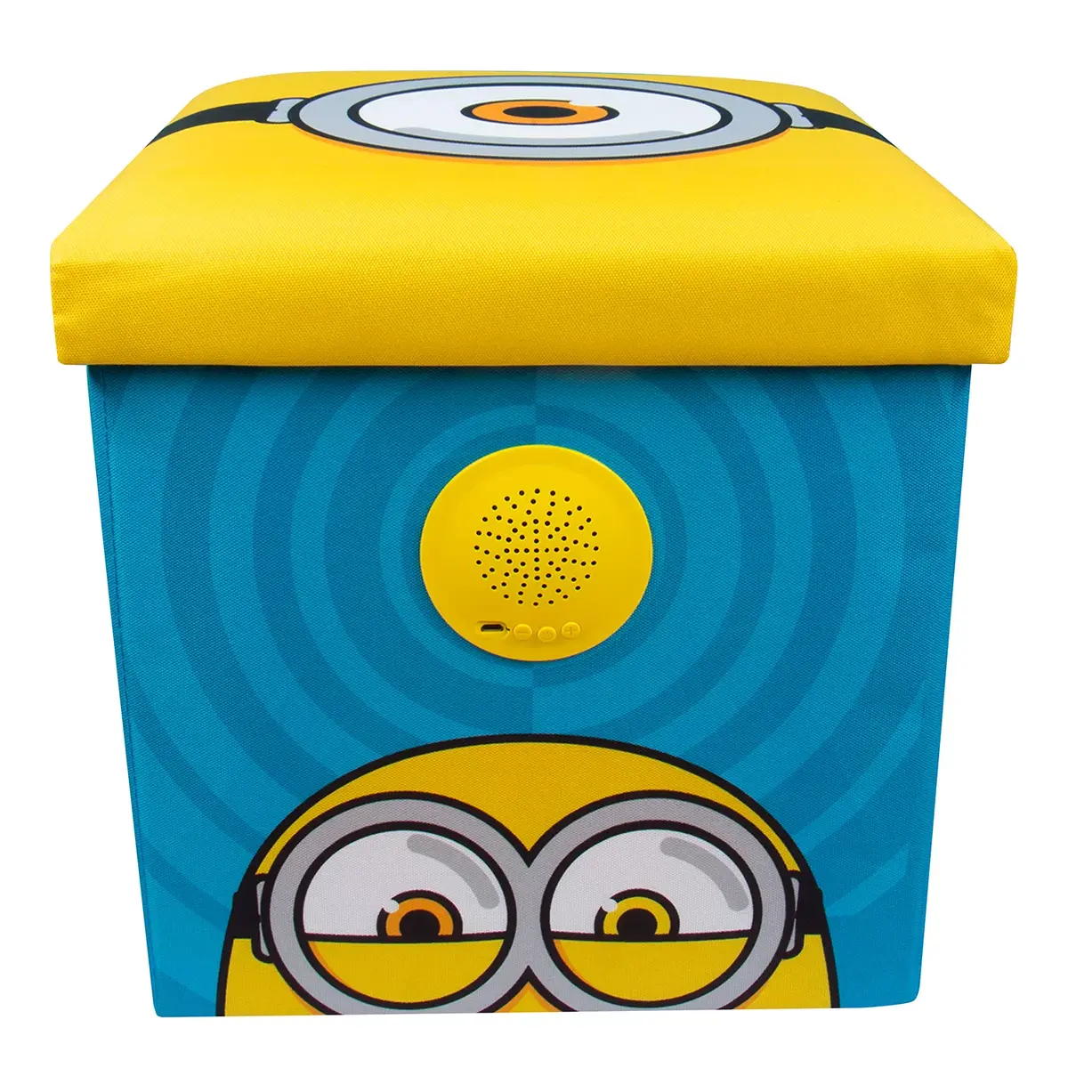 Fizz Minions uzglabāšanas grozs kvadrātveida zils