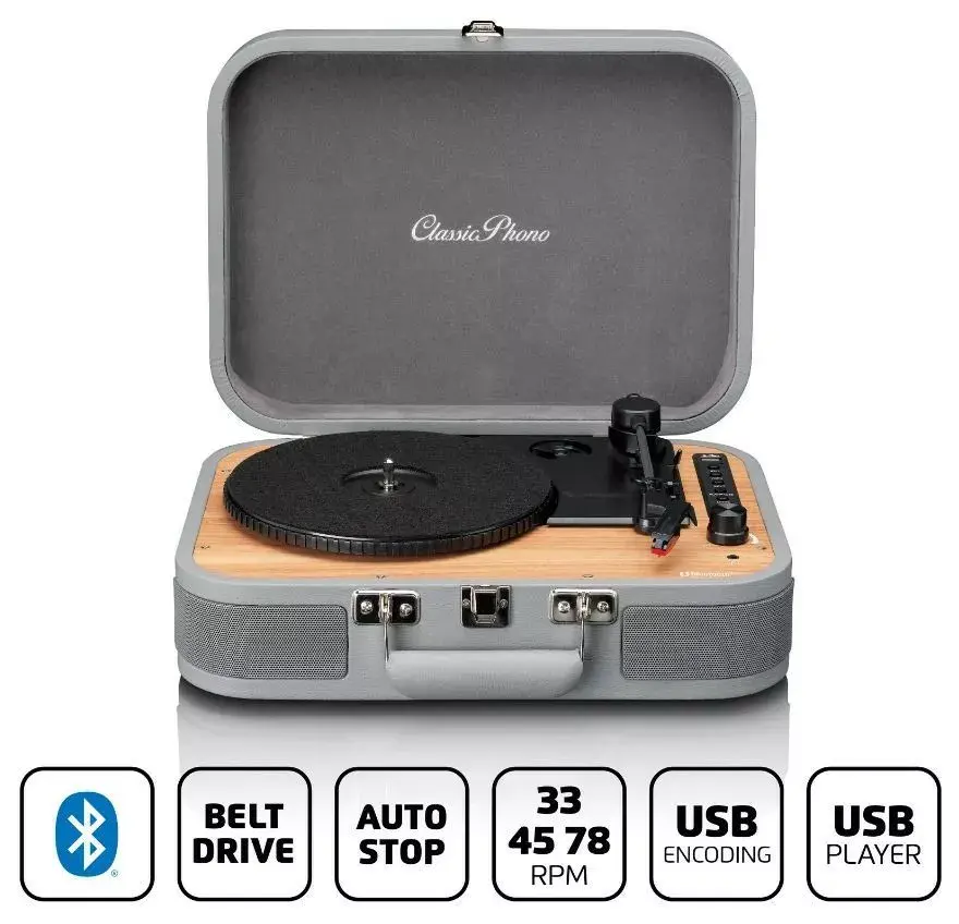 Lenco TT-116GR turntable suitcase — portable vinyl player Photo 2