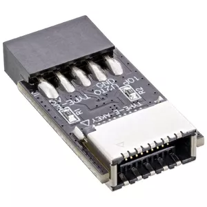 InLine USB 2.0 to USB 3.2 Type-E Key-A Adapter internal