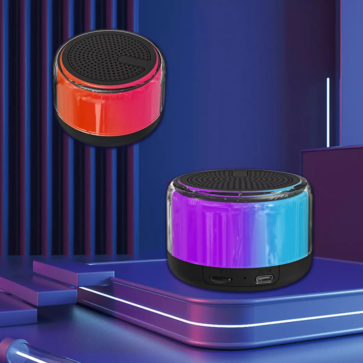 Portable Speaker Denver 3 W BTP-103 Photo 2