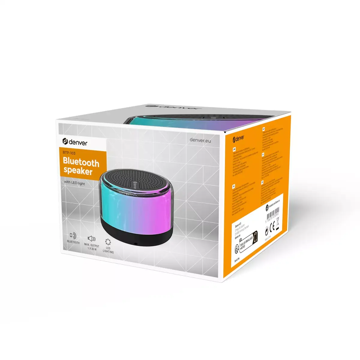 Portable Speaker Denver 3 W BTP-103 Photo 11