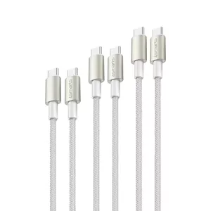 USB кабель 4smarts 540621 USB 2.0 USB C Серебристый Белый