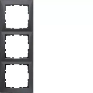 Hager Frame 3gang Антрацит