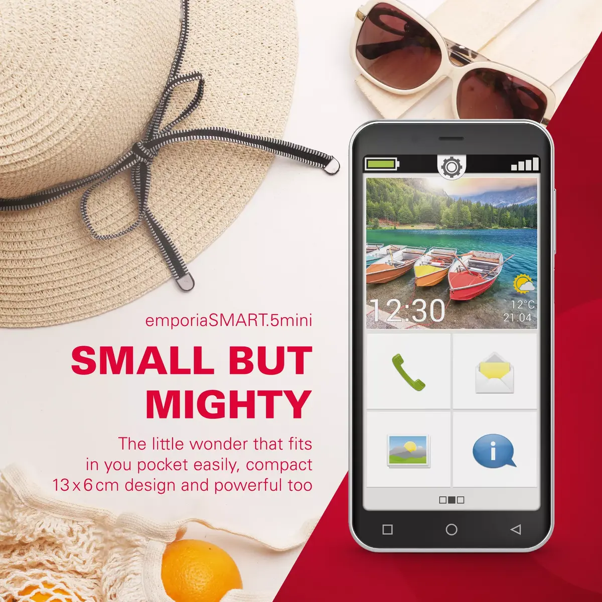 Смартфон Emporia SMART.5mini, E5m_001 Photo 7