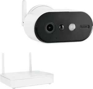 ABUS PPIC91000 Wireless IP Security Camera for Indoor and Outdoor Use with 3 MP Resolution 2-Way Audio and Battery Power