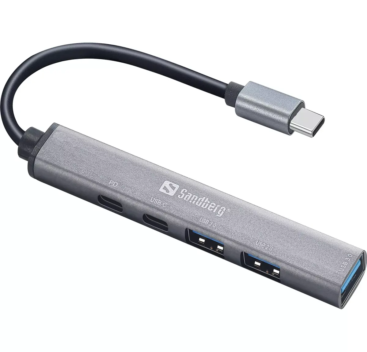 Sandberg USB-C uz 3xUSB-A+2xUSB-C SAVER Photo 3