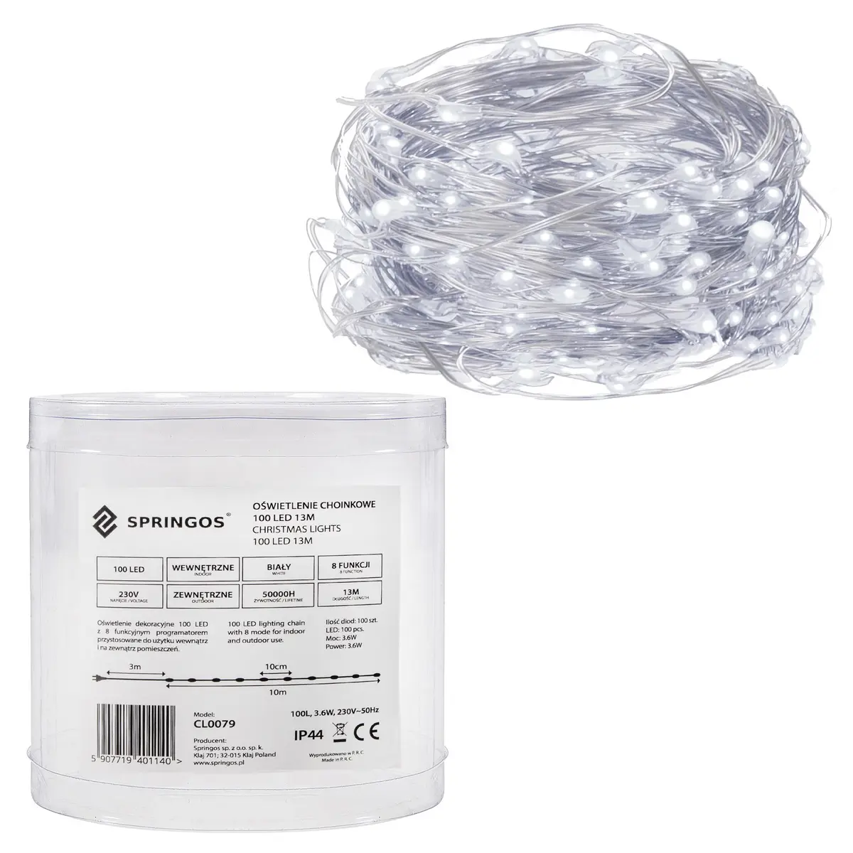 String Lights Springos CL0079 — 100 LED Photo 4