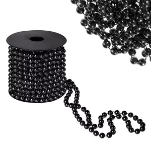 Декоративная гирлянда из бусин Springos CA0056, 8 мм, 10 м