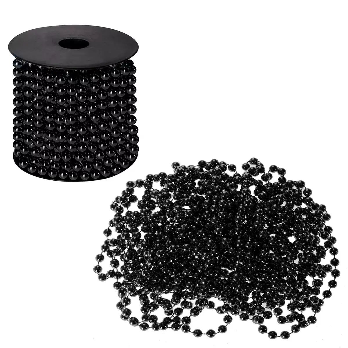Декоративная гирлянда из бусин Springos CA0056 8 мм 10 м Photo 2