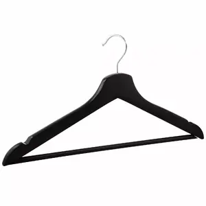 Clothes hanger Springos HG0003 — wooden space-saving hanger, durable design