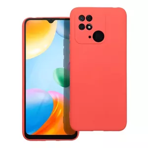 Силиконовый чехол Riff для Xiaomi Redmi 10C Peach — мягкая защитная накладка
