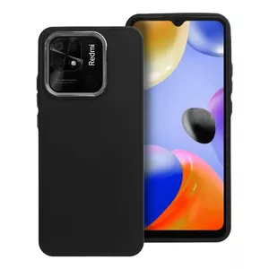 Силиконовый чехол-накладка Riff для Xiaomi Redmi 10C — чёрный, мягкая защита