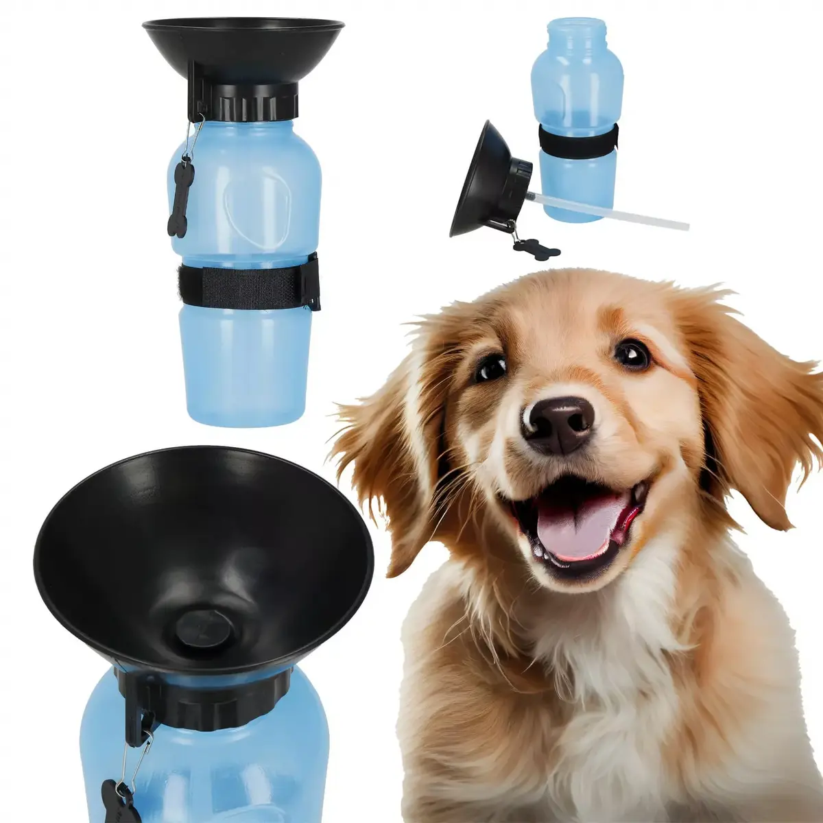 Dog water bottle Springos PA1078 Photo 5
