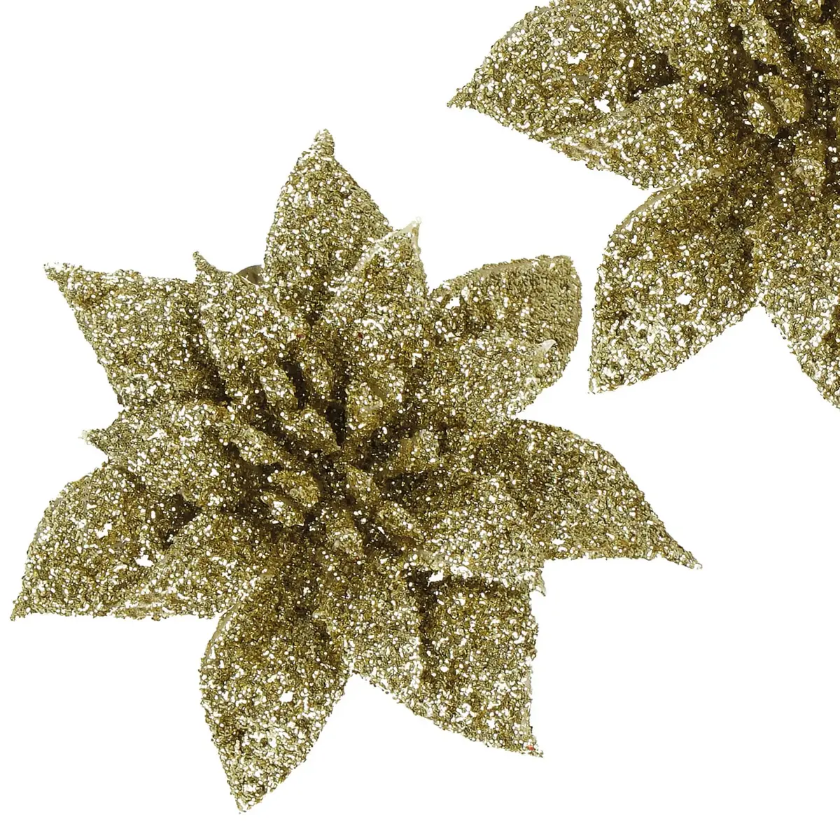 Springos CA0725 Poinsettia Christmas Ornament Photo 3