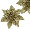 Springos CA0725 Poinsettia Christmas Ornament Photo 3