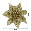 Springos CA0725 Poinsettia Christmas Ornament Photo 5