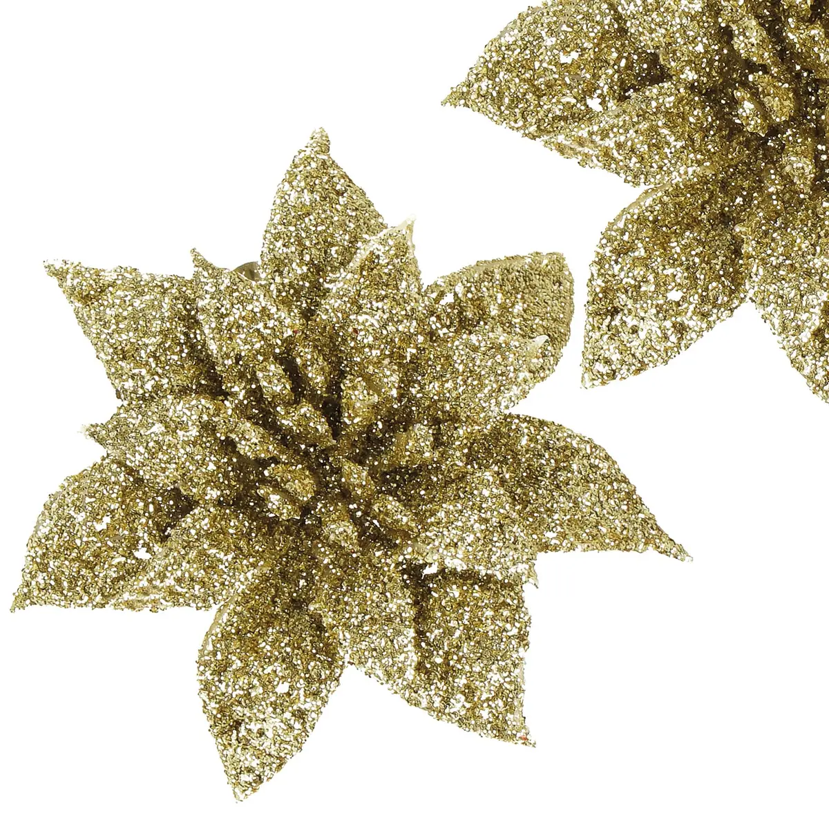 Springos CA0725 Poinsettia Christmas Ornament Photo 6