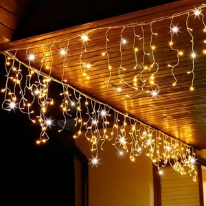 LED aizkars Springos CL0331, dekoratīvas LED virtenes, garums 12 m