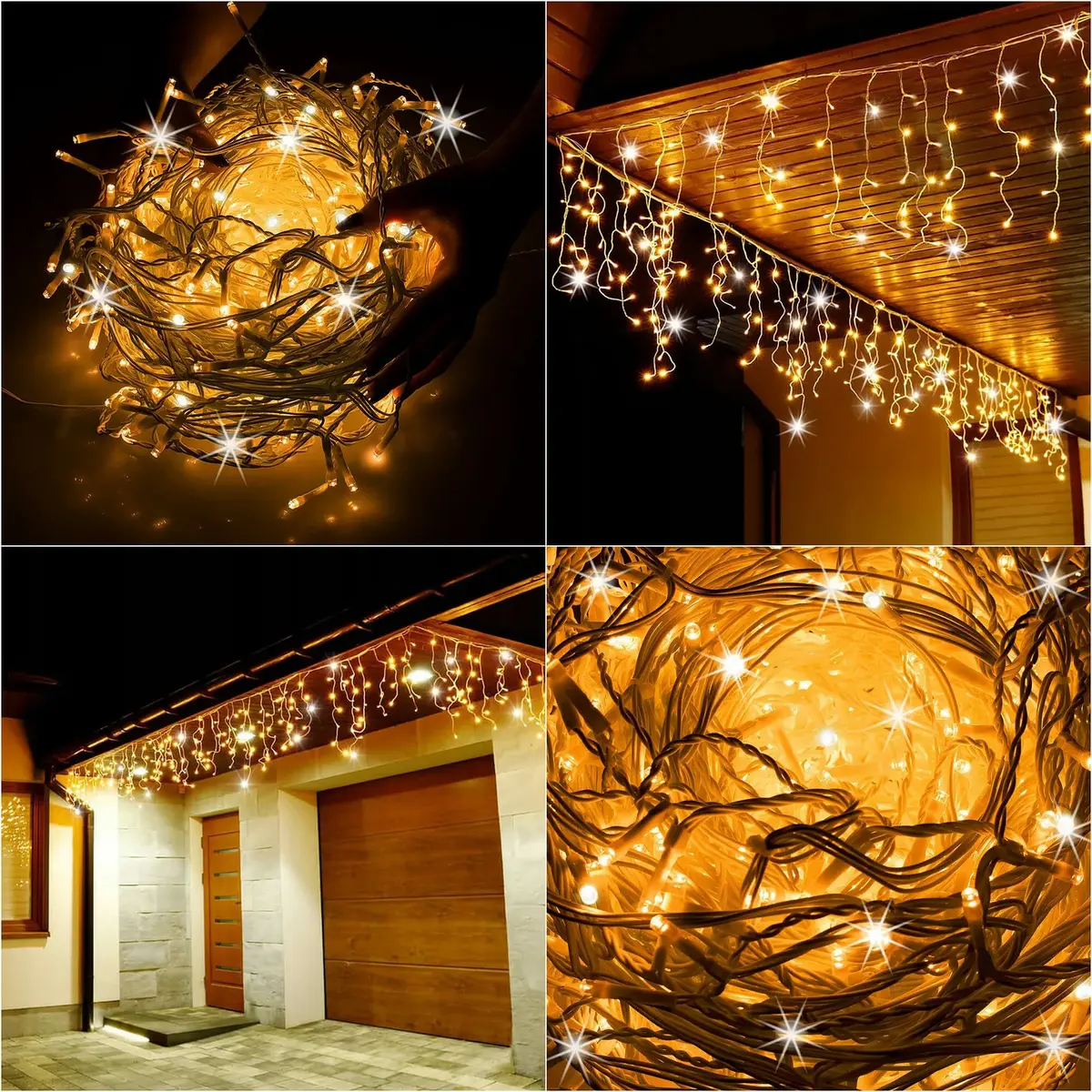 LED Christmas curtain Springos CL0331 Photo 2