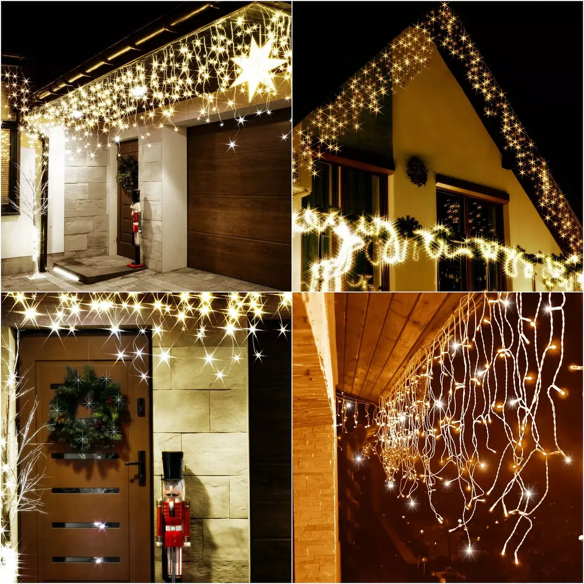 LED Christmas curtain Springos CL0331 Photo 3
