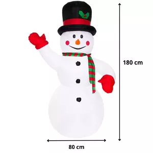 Inflatable Snowman Springos CL4056 180 cm LED light decoration for outdoor use