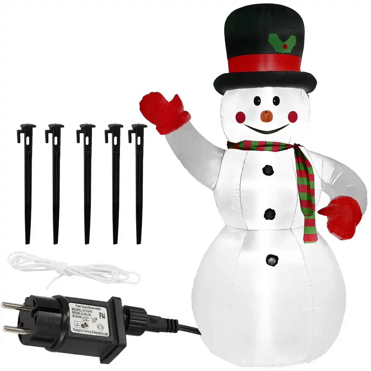 Inflatable Snowman Springos CL4056 180 cm Photo 2