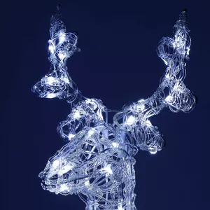 Springos CL4122 LED Reindeer Christmas Decoration, 100 Warm White LEDs