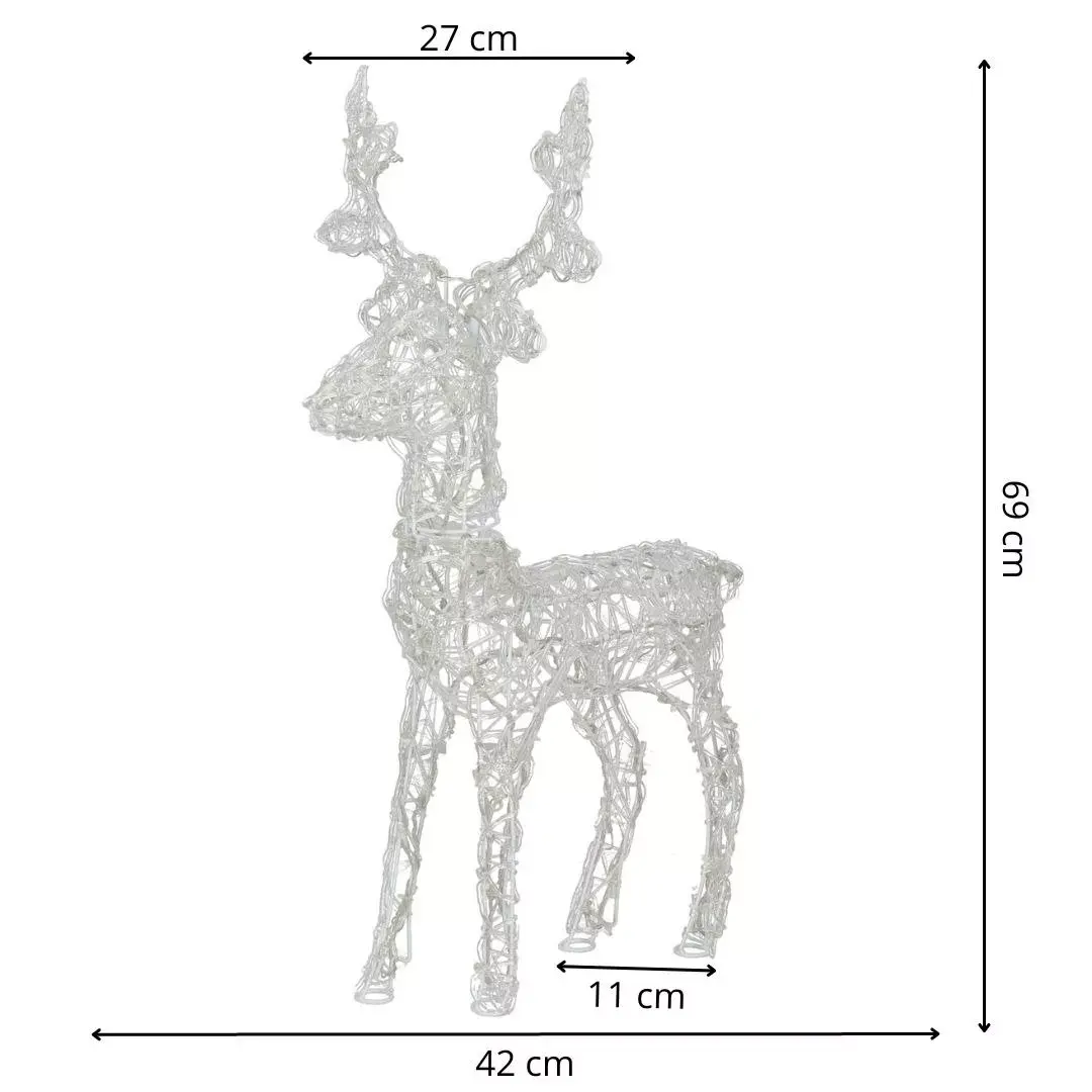 Springos CL4122 LED Reindeer Christmas Decoration Photo 5