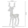 Springos CL4122 LED Reindeer Christmas Decoration Photo 5