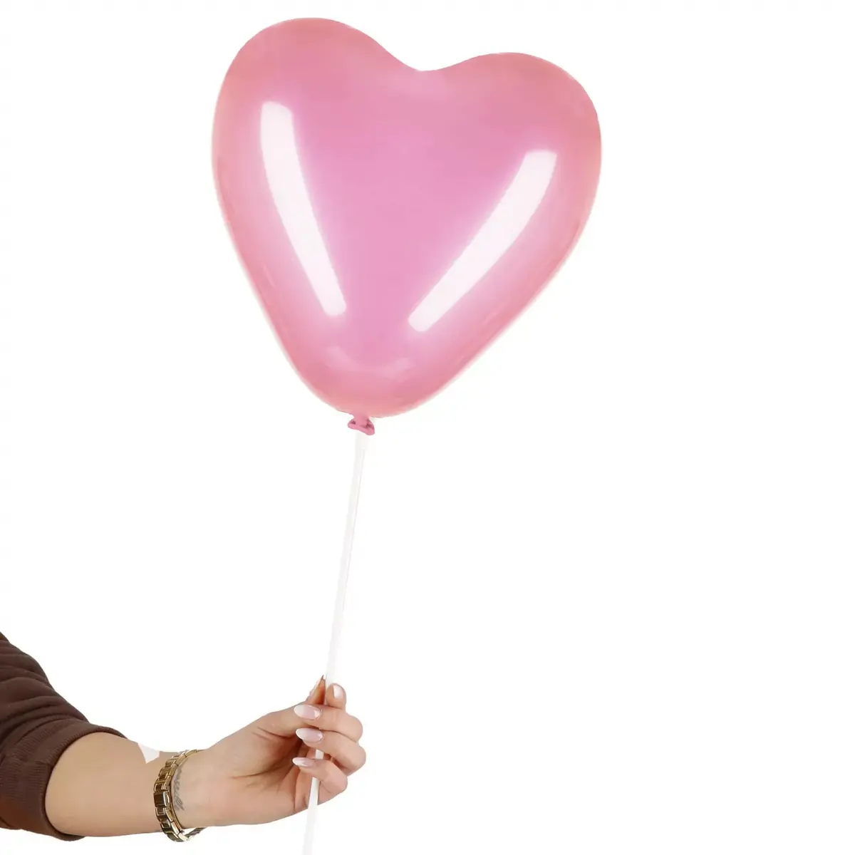 Heart-shaped balloons Springos PS0051 — set of 50 Photo 2