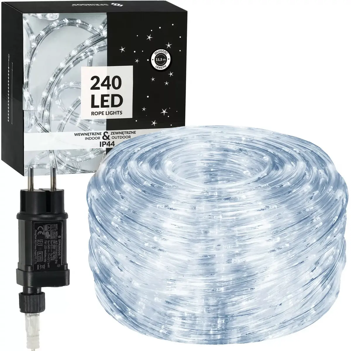 Springos CL4114 LED gaismas šļūtene 11.5 m auksti balta Photo 5