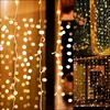 Springos CL4054 led aizkars — 200 siltas baltas LED Photo 5