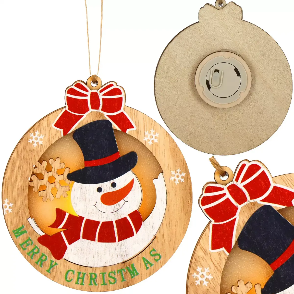 Springos CA1283 Christmas Tree Ornament Photo 3