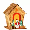 Springos CA1286 Wooden Illuminated House Ornament Photo 2