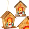 Springos CA1286 Wooden Illuminated House Ornament Photo 3
