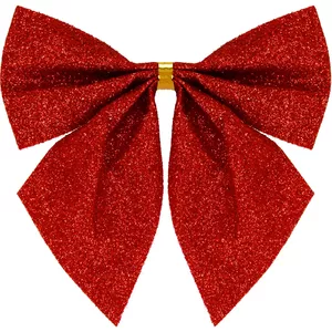 Springos CA1307 Christmas Bows, 8 x 8 cm, Set of 6