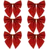 Springos CA1307 Christmas Bows Set of 6 Photo 2