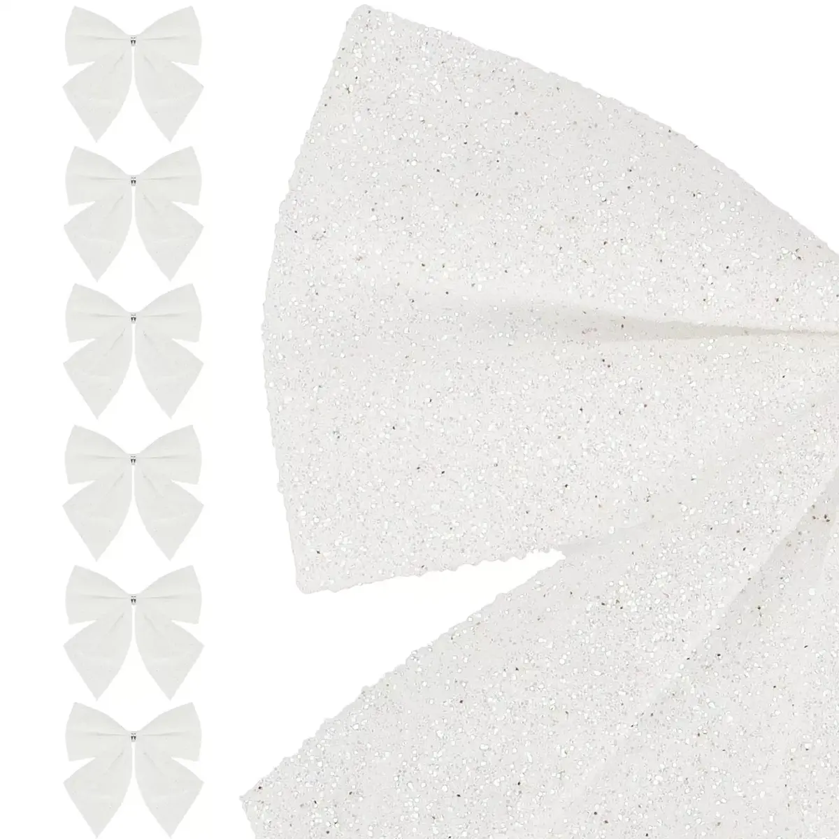 Springos CA1308 Christmas Tree Bows - Set of 6 Photo 3