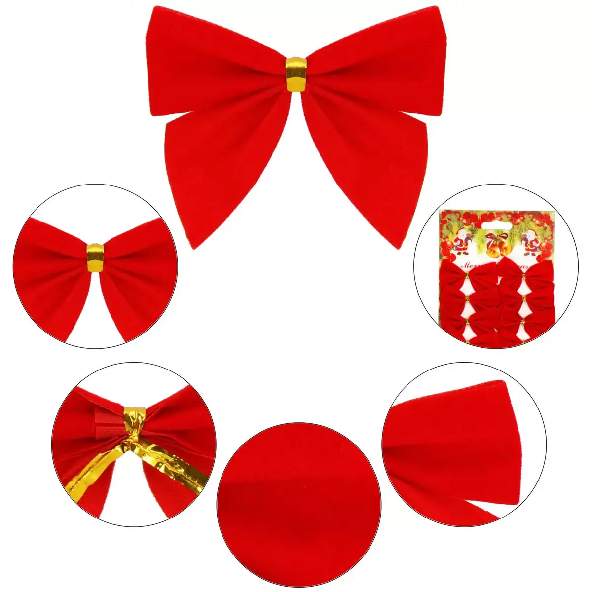 Springos CA1310 Decorative Christmas Bows Photo 2