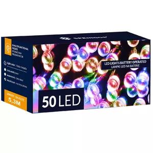 LED гирлянда для ёлки Springos CL4107, 50 светодиодов, кабель 5 м, декоративная гирлянда